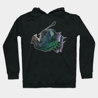 deep sea angler fish Hoodie